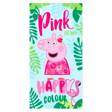 Peppa Pig Pink Is My Happy Colour Beach Towel £7.99